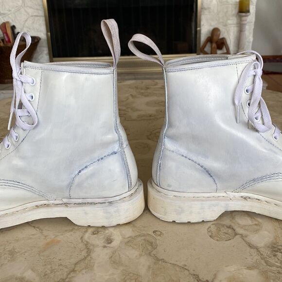 Dr. Martens 1460 Mono Boots White Unisex / M9 - W10 - Picture 14 of 15